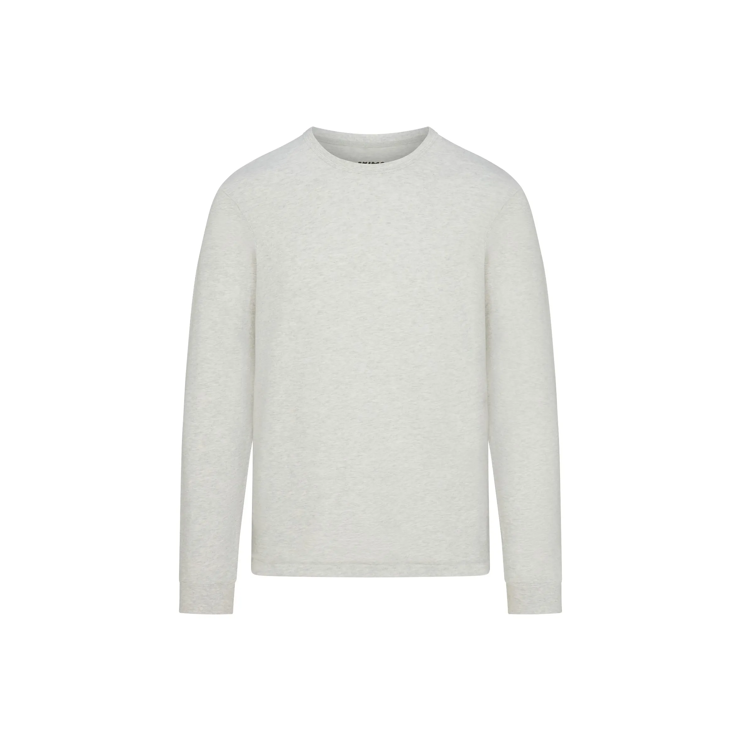 SKIMS FW24 MENS Классическая рубашка с длинным рукавом T-Shirt Унисекс GREY Светло-серый