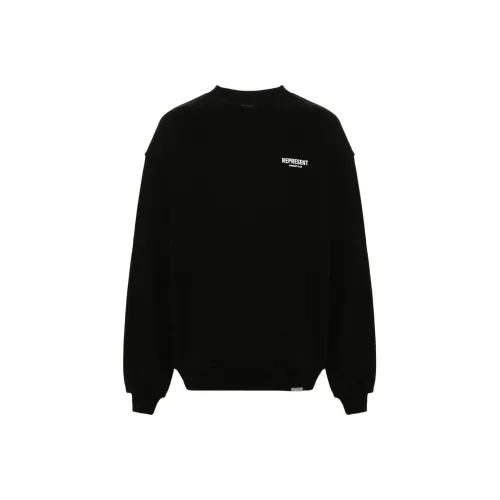 REPRESENT Черный Мужские Свитшоты