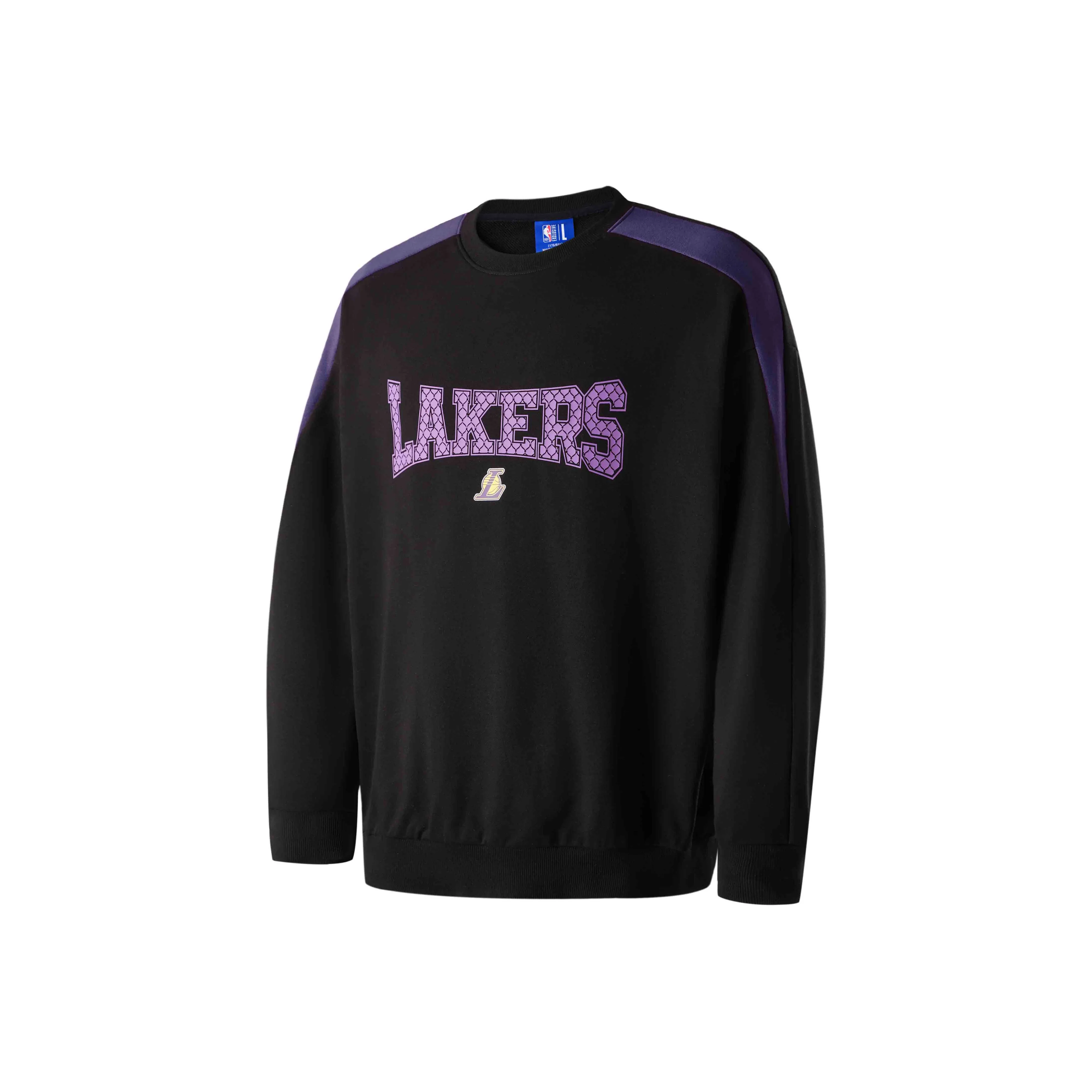 NBA Los Angeles Lakers Черный Унисекс Свитшоты