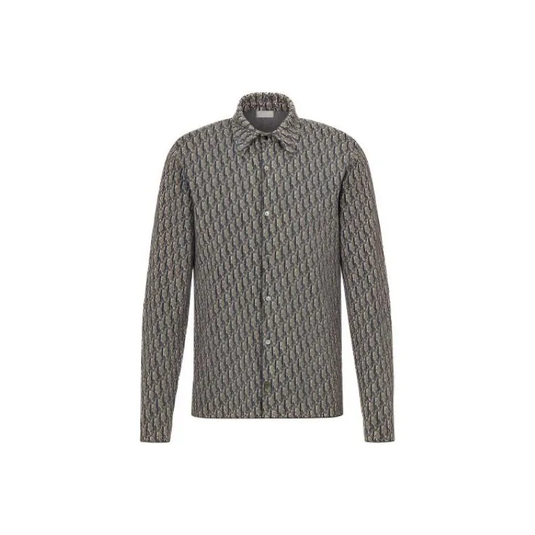 DIOR All Over Oblique Button Down Shirt