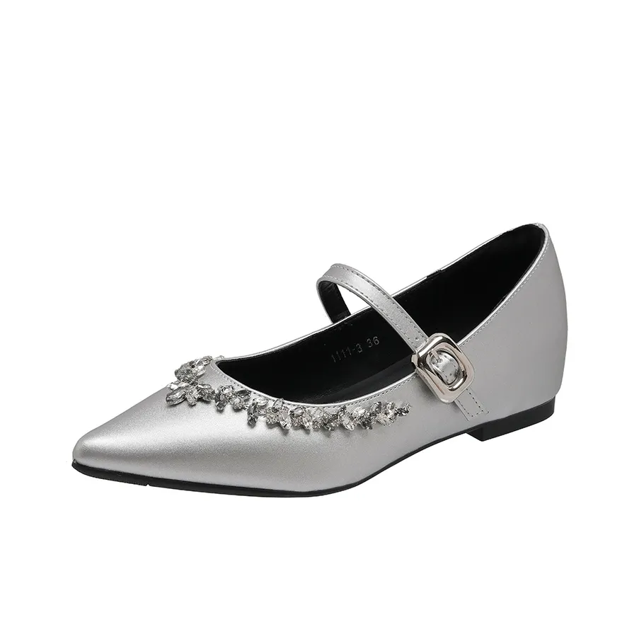 YAFEI XUANYU Квадратный каблук Туфли Мэри Джейн Женские