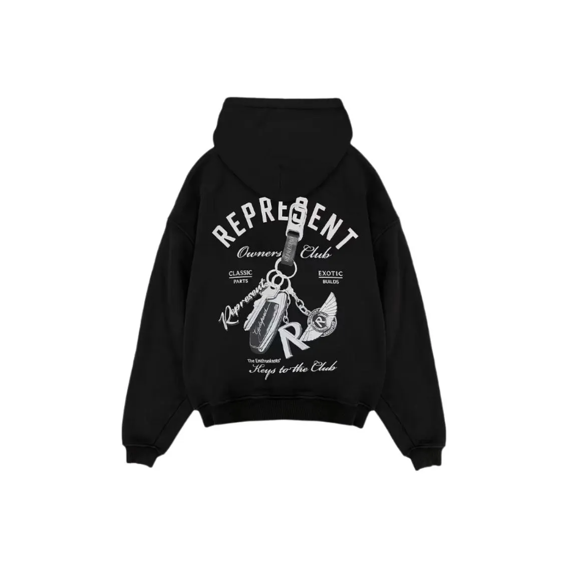 REPRESENT FW24 Толстовка Мужская Черная