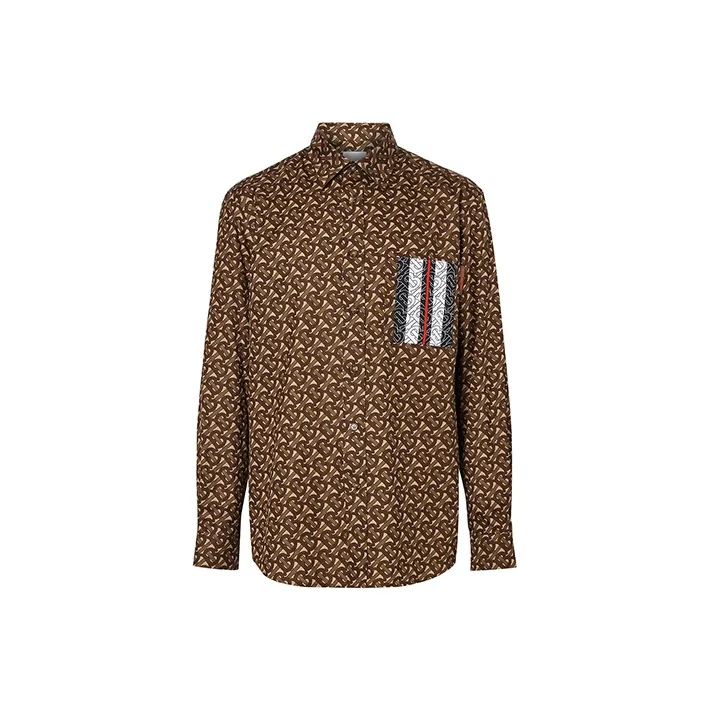 Burberry Shirts Unisex Brown