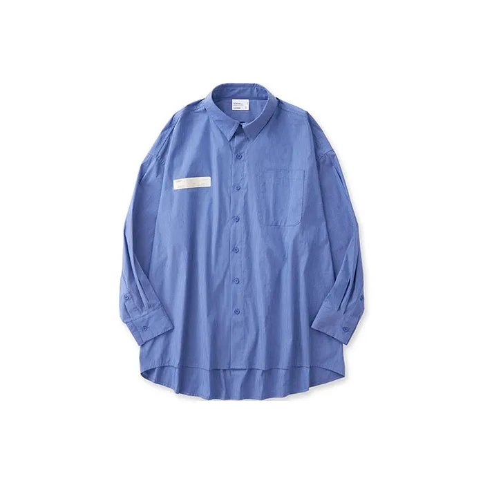 ROARINGWILD Темно-синяя унисекс рубашка