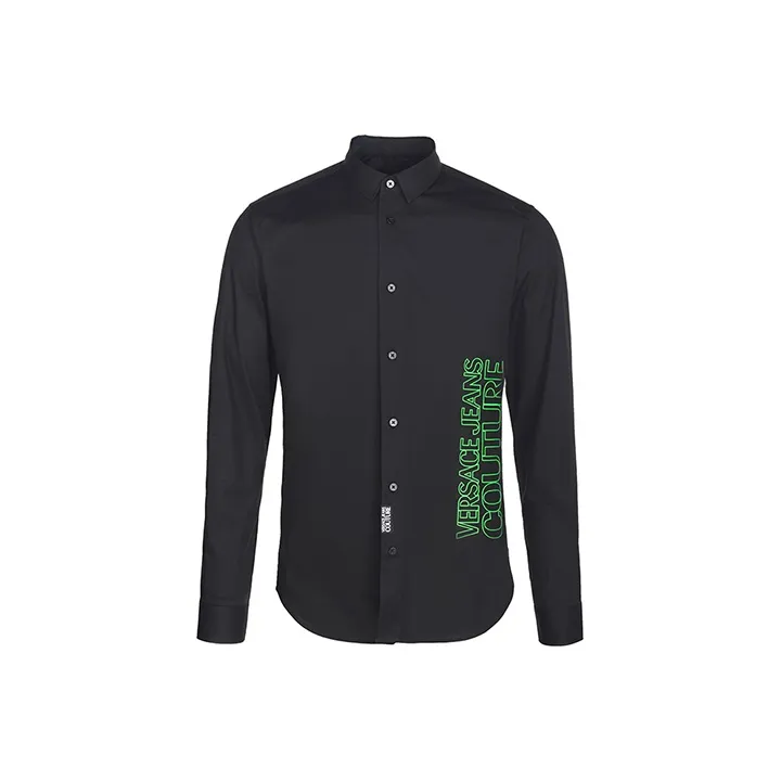 VERSACE JEANS COUTURE Рубашка Мужская Черная