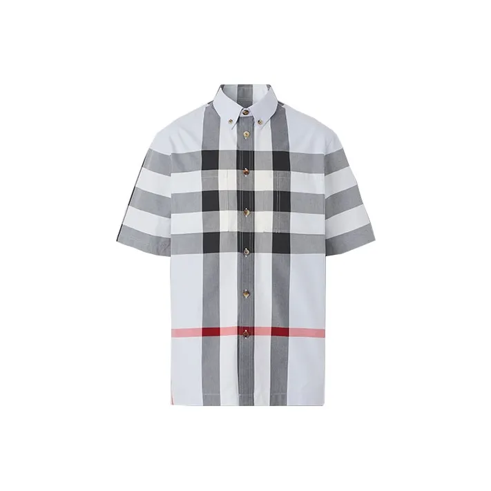 Burberry Shirts Men's Light Blue