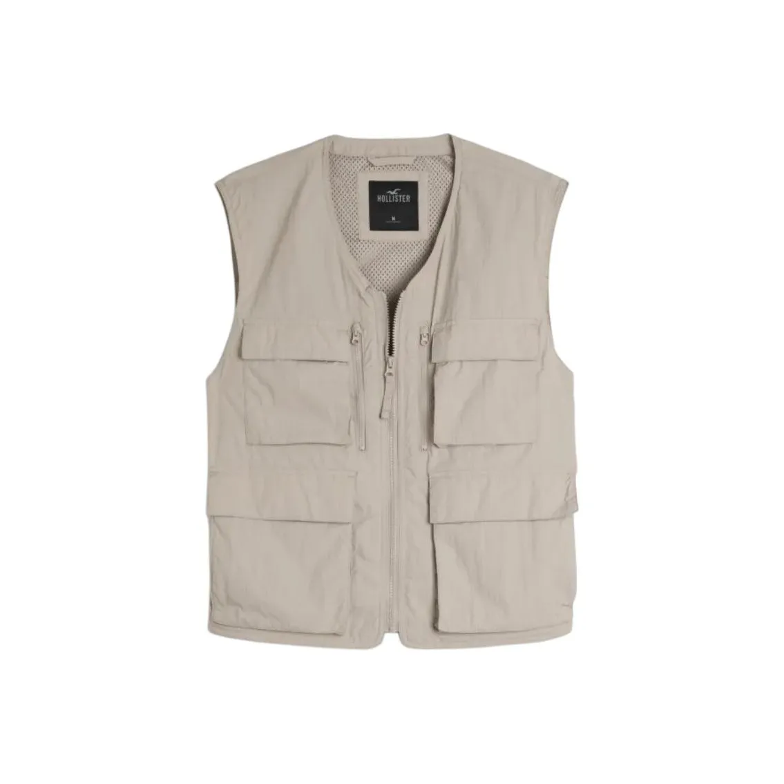 Hollister Жилет Мужской Коричневый Желтый