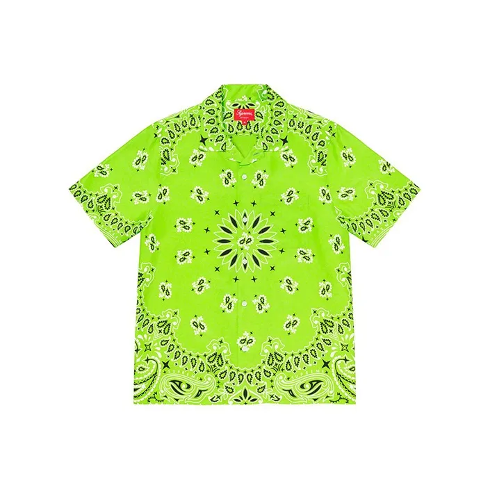 Supreme Bandana Silk S/S Shirt