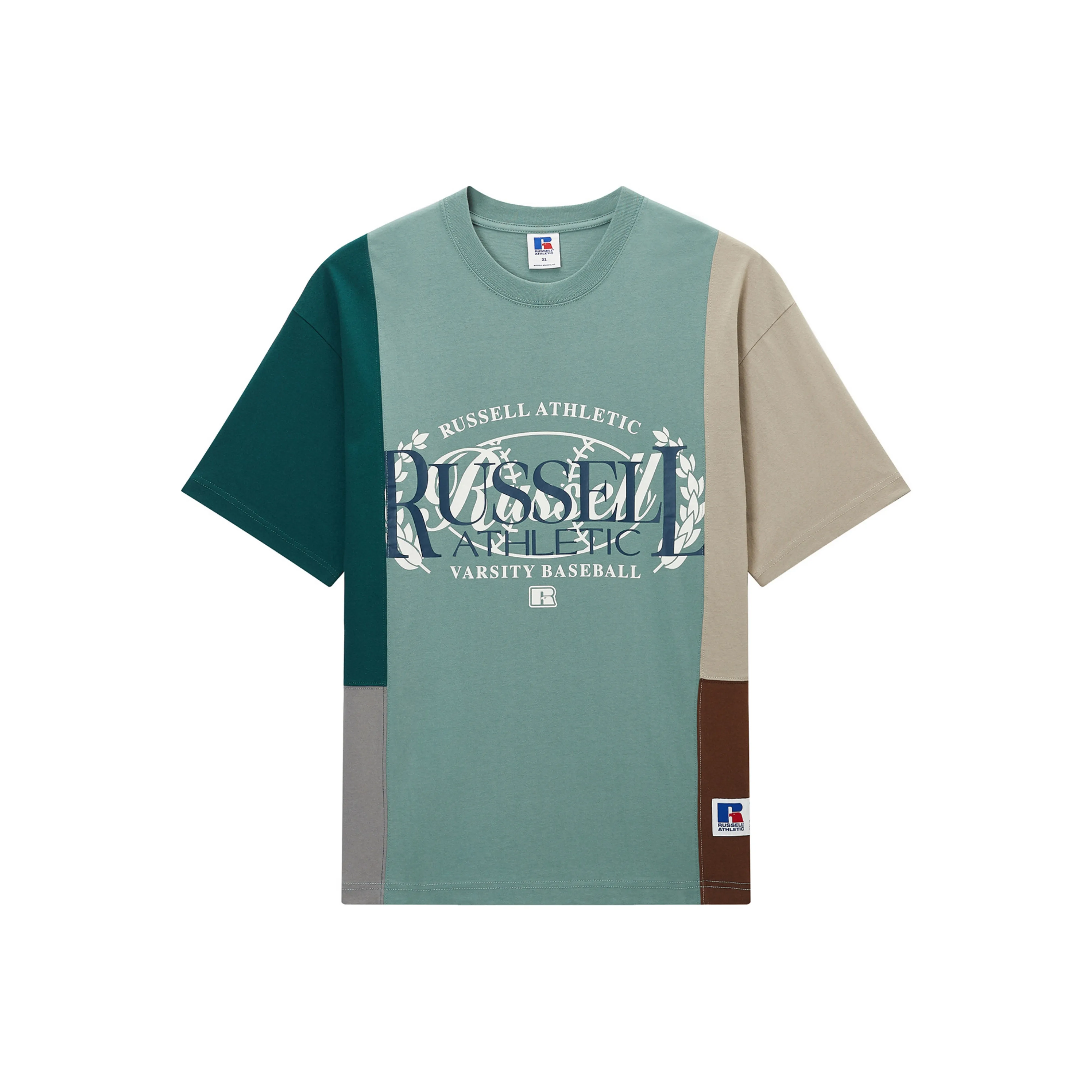 Russell Athletic T-Shirt Мужской Зеленый