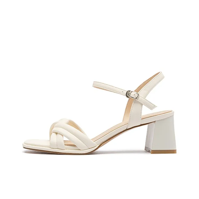 RED DRAGONFLY One Ремешок Сандалии 6,5 см Женские Экрю