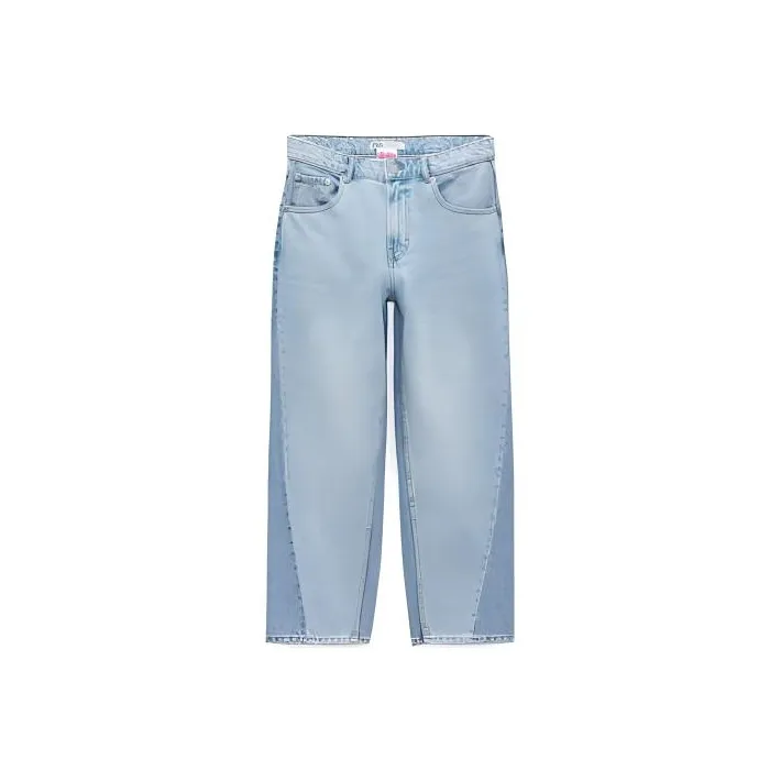 Barbie X ZARA X Barbie Co brand Jeans Men Blue
