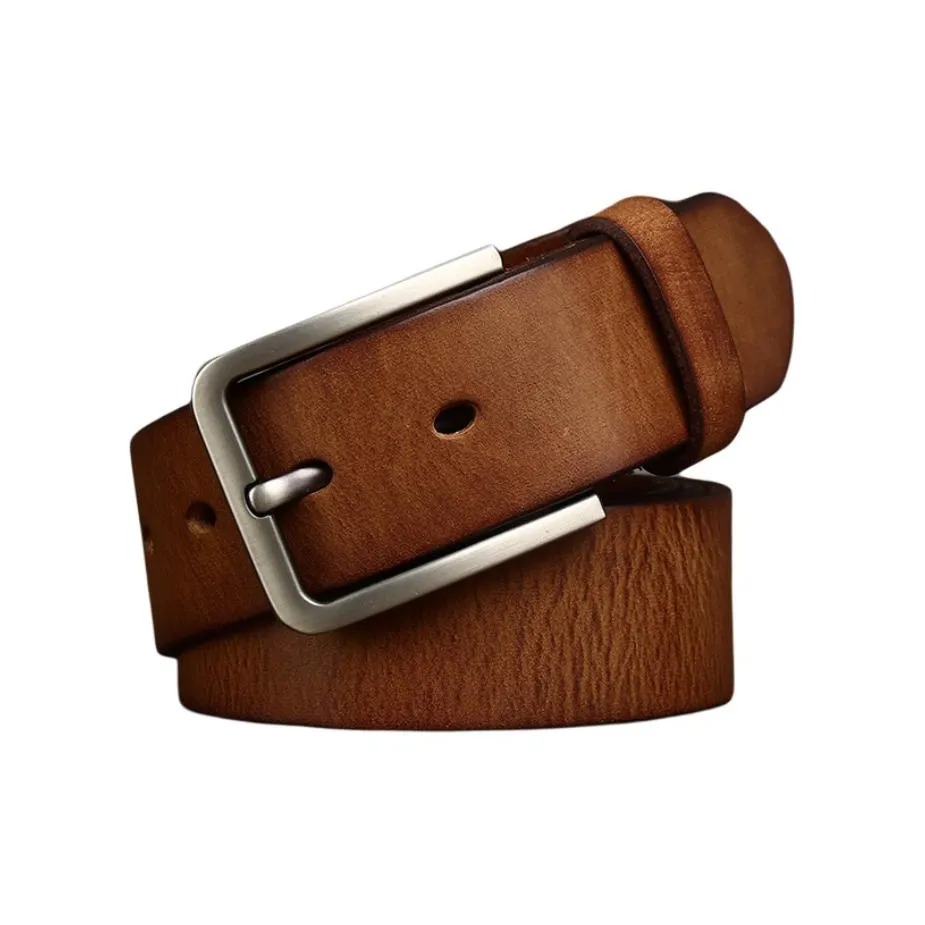 JEANSWEST Ремни из коровьей кожи мужской ширина 3,8 см