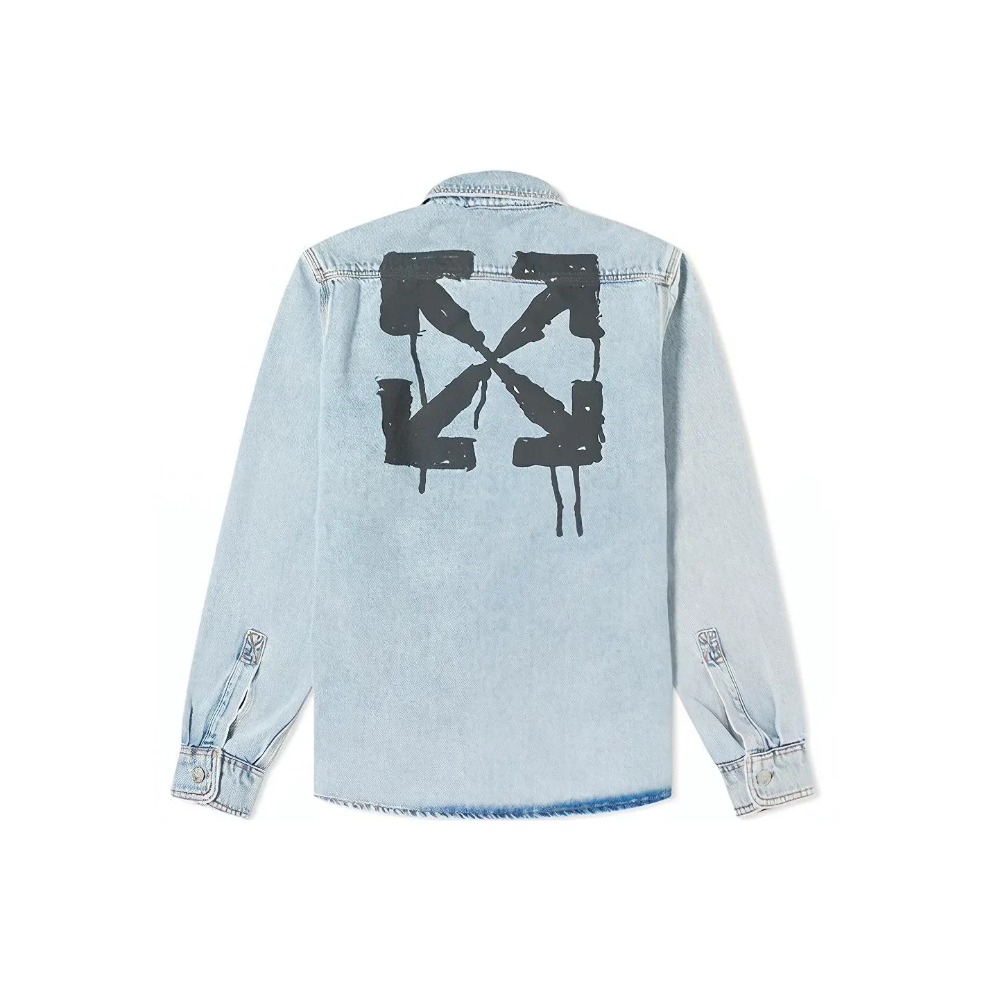 OFF WHITE Bleached Denim Shirt