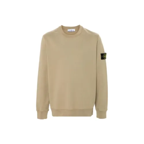 STONE ISLAND Хаки Унисекс Свитшоты