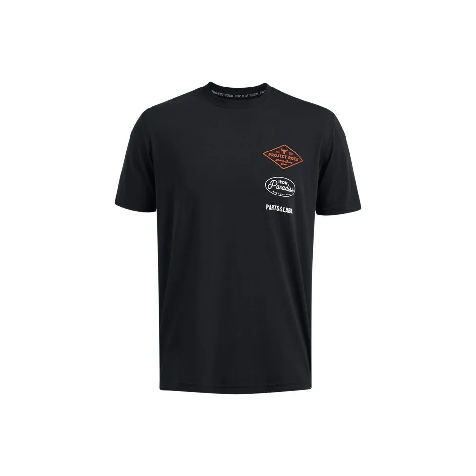 Under Armour ProjectRock T Рубашка Мужская Черная