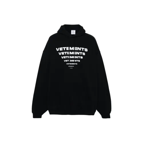 Vetements Черный Унисекс Свитшоты