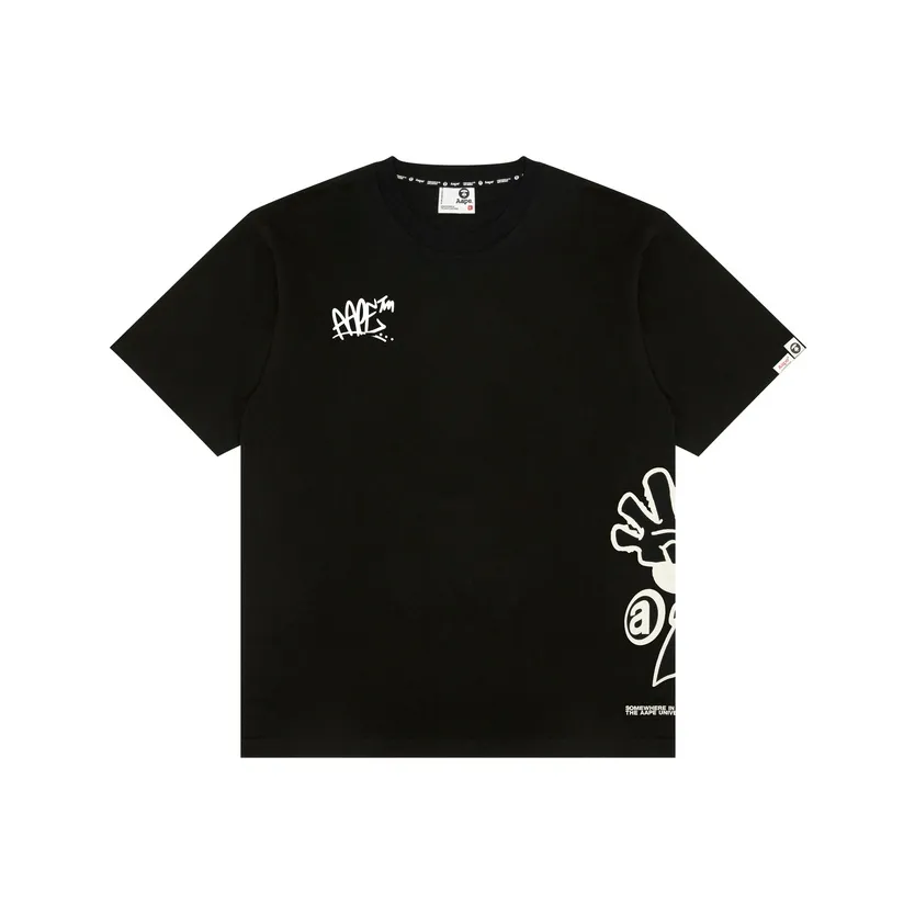 logo-graphic letter-print short-sleeve T-shirt