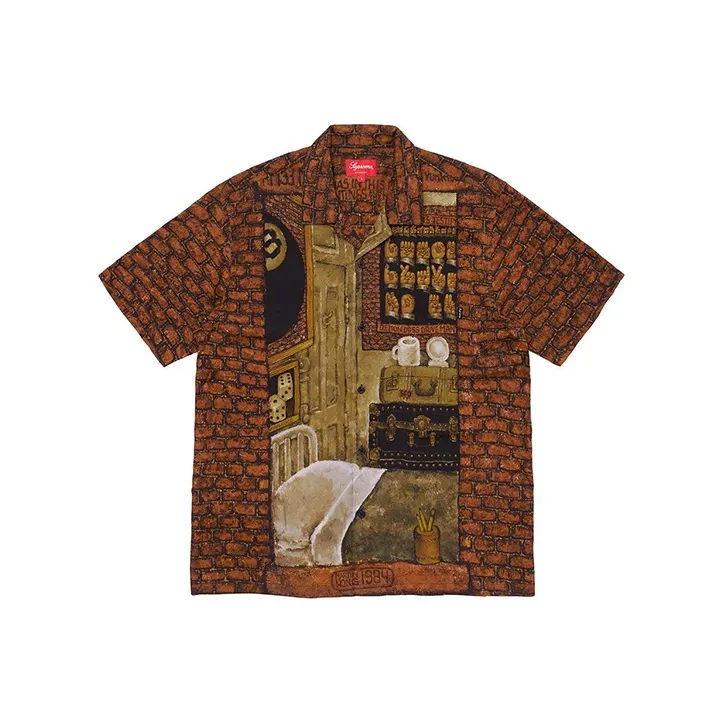 Supreme Martin Wong Secret World Rayon Shirt