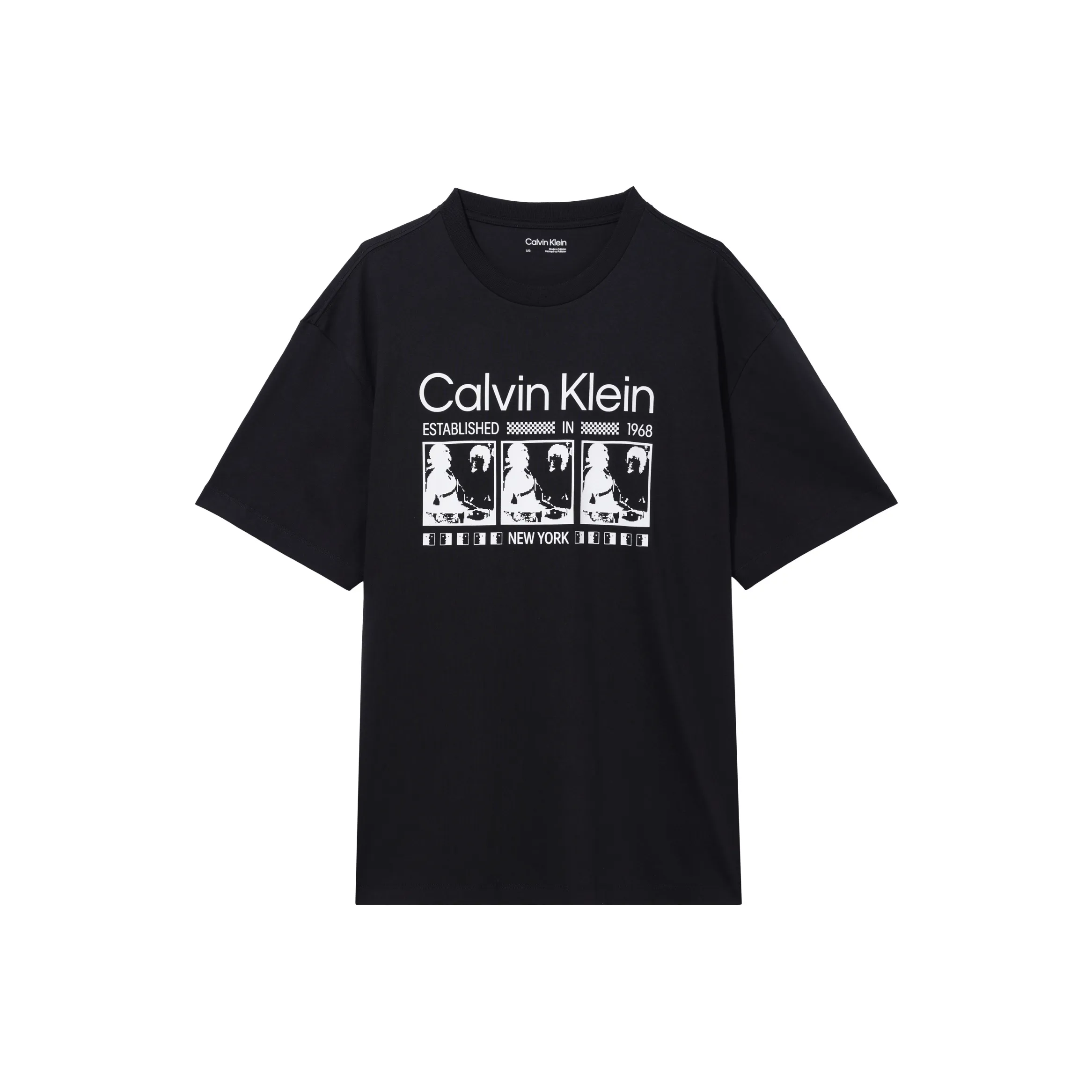Calvin Klein Rainbow Series T-Shirt Мужская Космос Черный