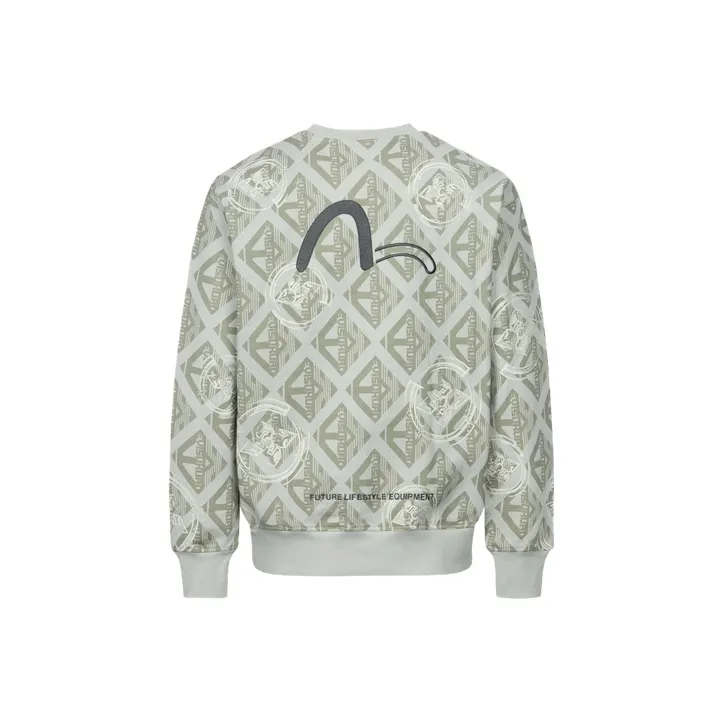 EVISU Sweatshirts Men's Apricot All Over Print