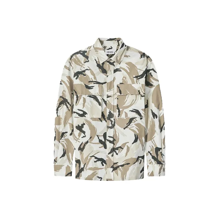KENZO Камуфляж Мужские Рубашки