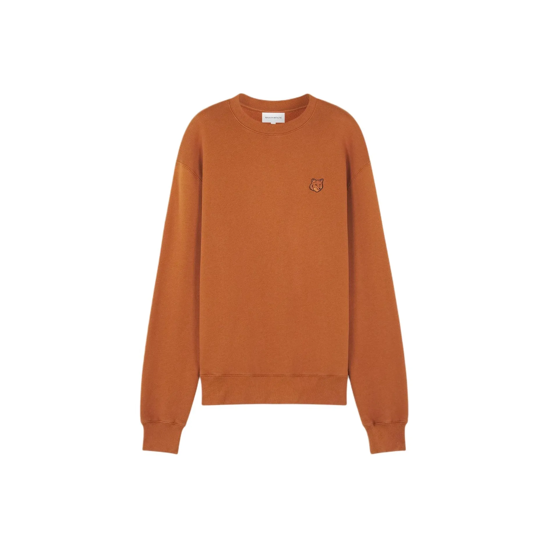 Maison Kitsuné Fox Head Patch Crewneck Sweatshirt