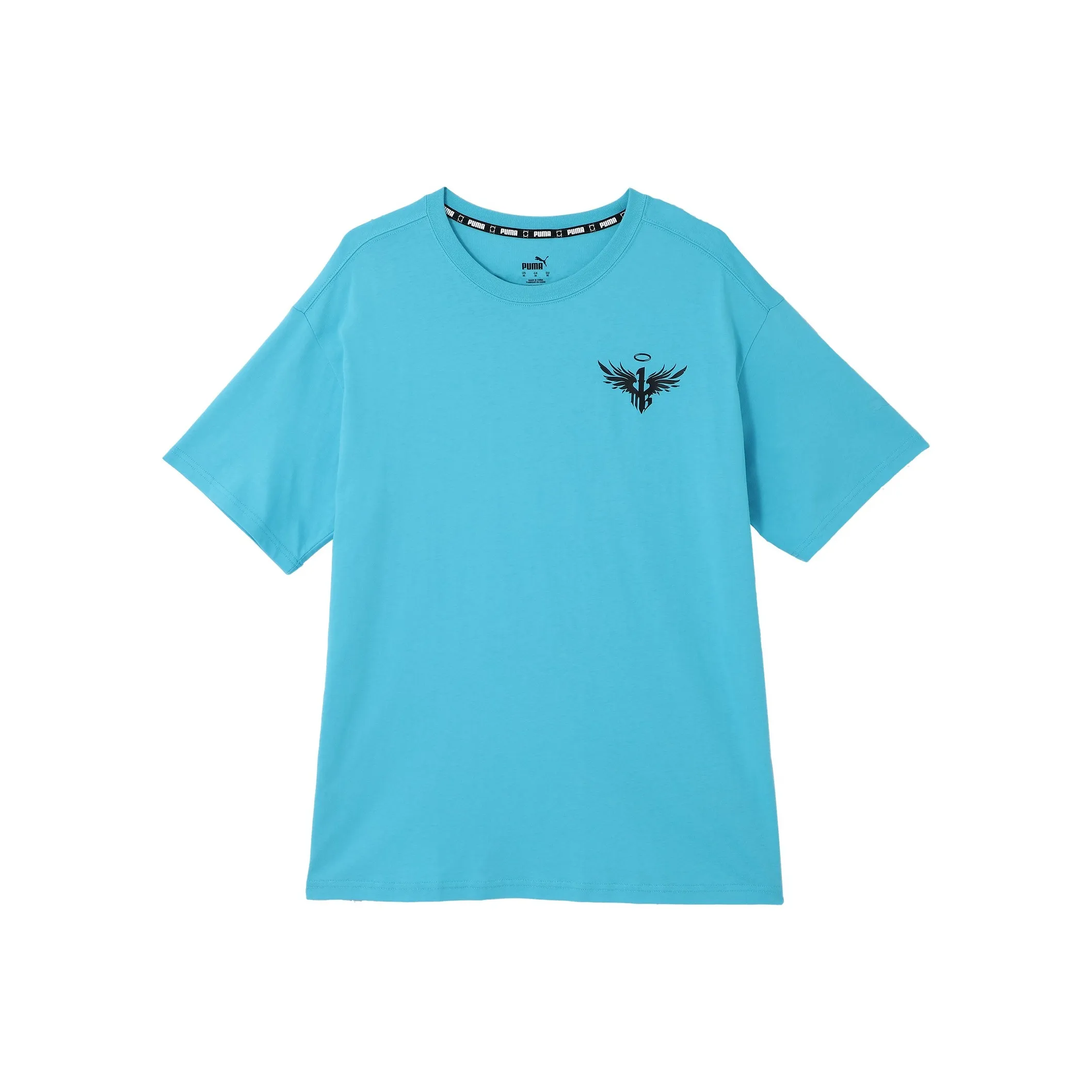 PUMA MELO T Рубашка Мужская Яркая Озерно-Синяя