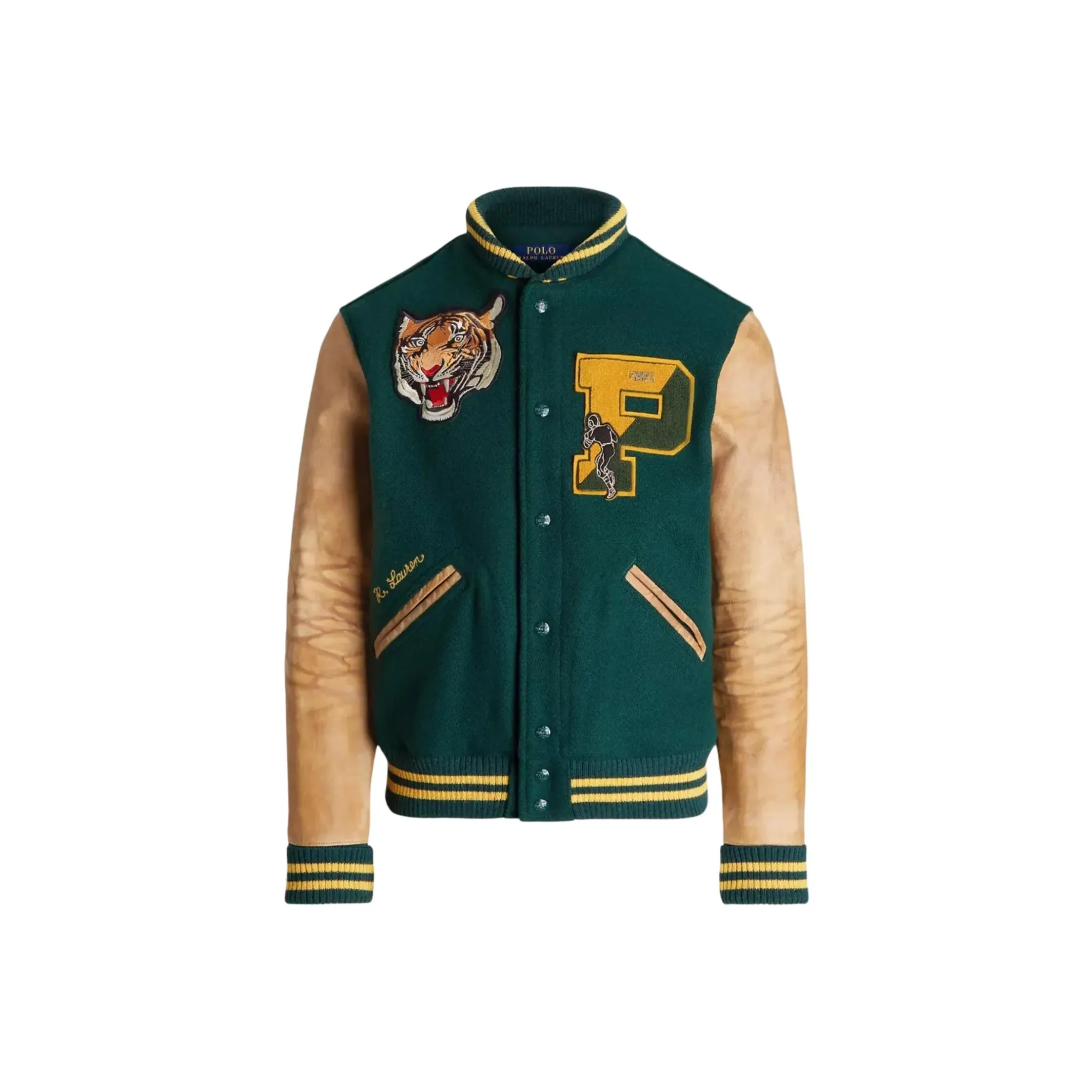 Polo Ralph Lauren Baseball Jacket Men's Green