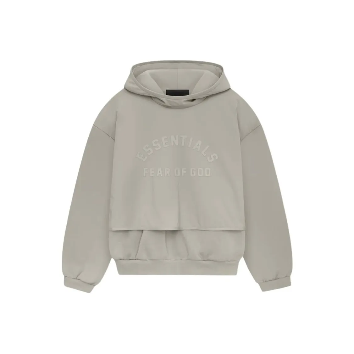 Fear Of God Essentials Layered Logo print Fleece Hoodie