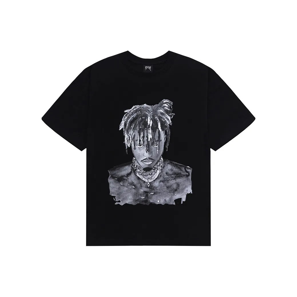 Revenge Juice Wrld 999 Graphite Portrait Tee