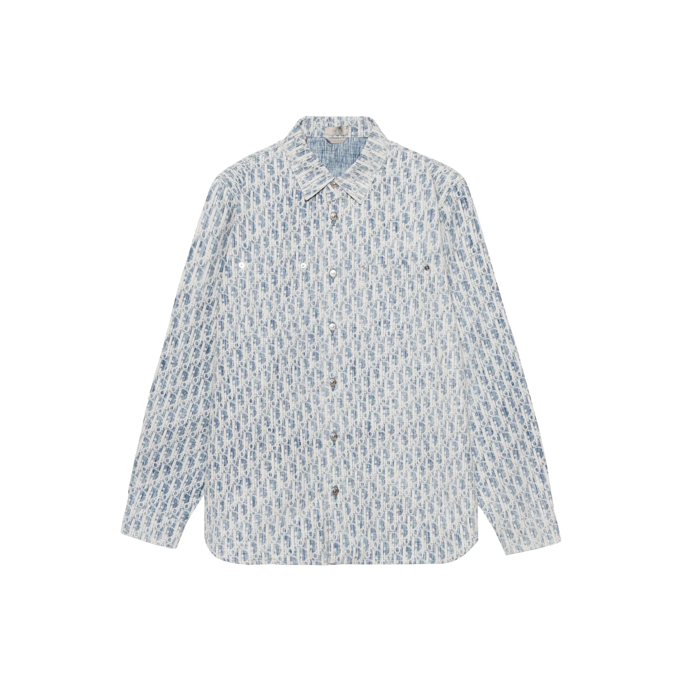 DIOR Quarterly New Products Shirts Men's Blue