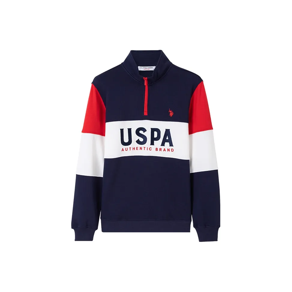 U.S. POLO ASSN. Свитшот Мужской Темно-синий Синий