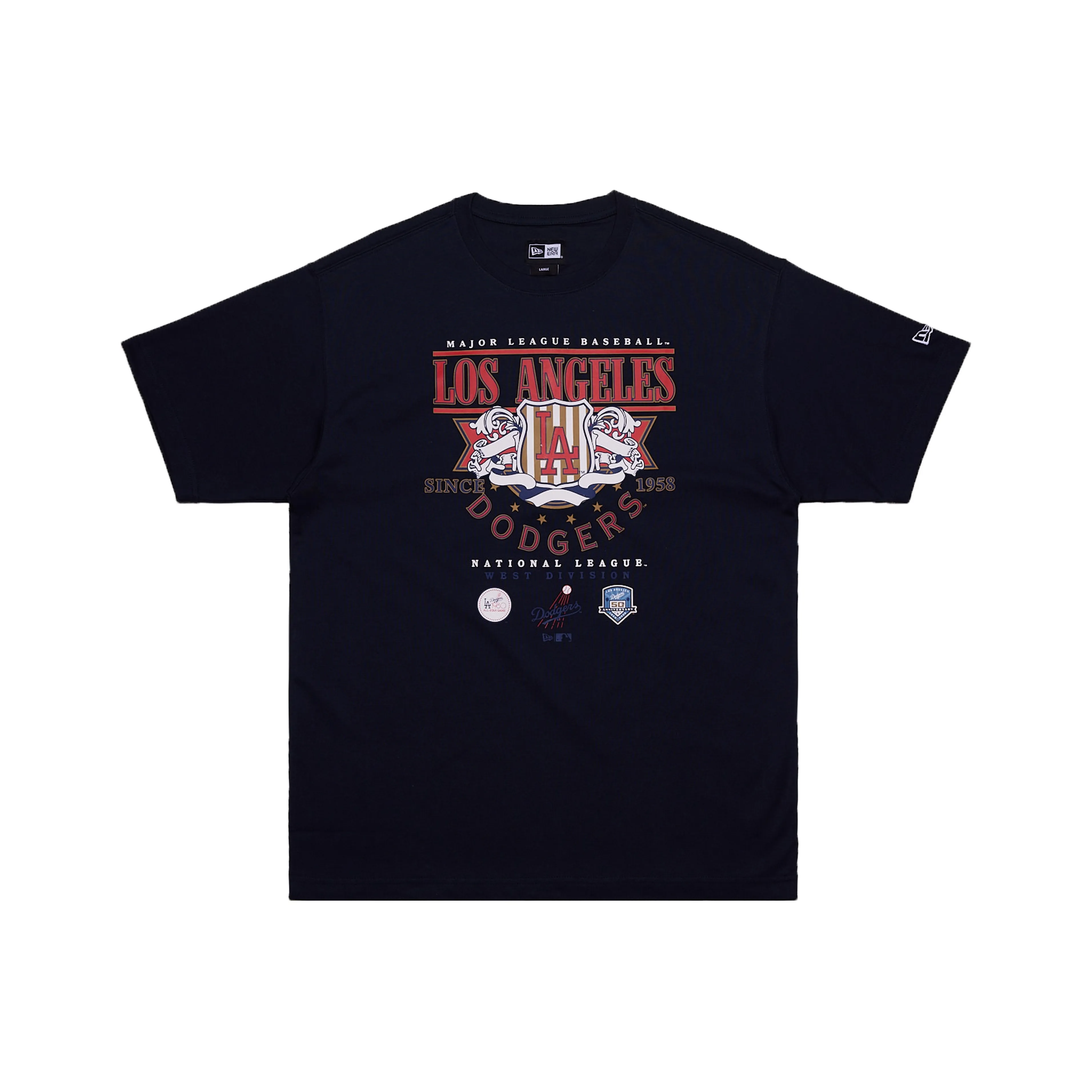 New Era T-Shirt Темно-синий Синий Унисекс