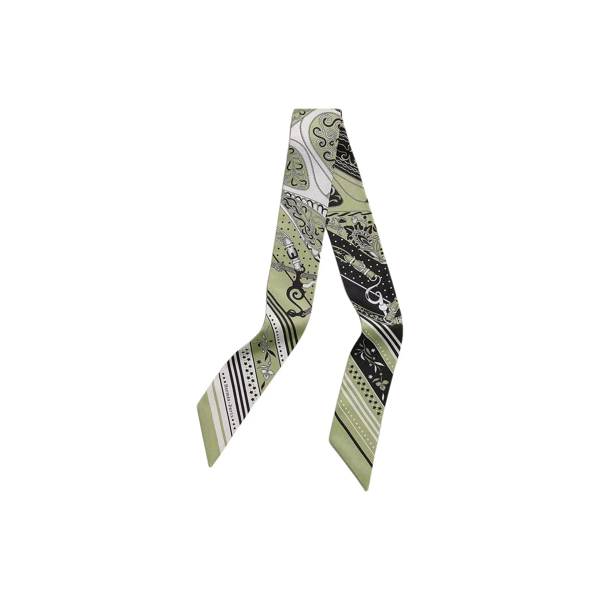 HERMES Шелковые шарфы Женские Зеленый