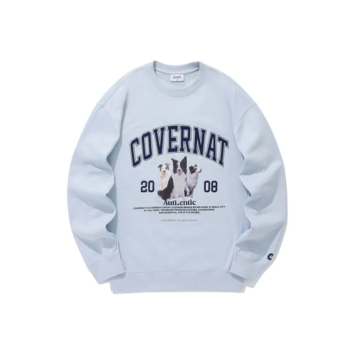 COVERNAT SS24 Sweatshirt Men's Light Blue