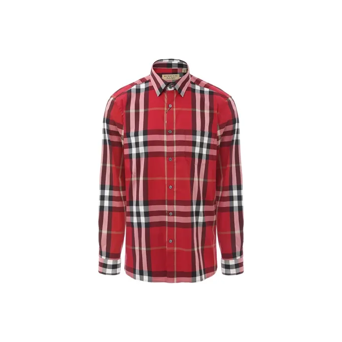Burberry Shirts Men's Red