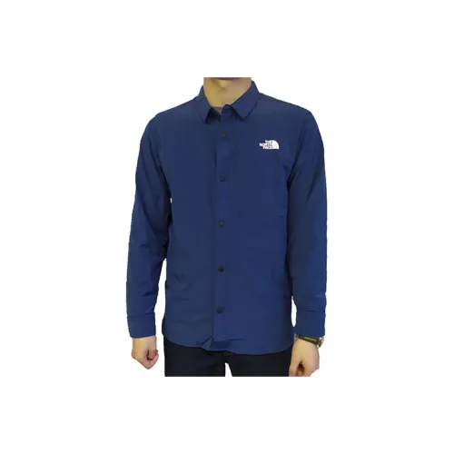 The North Face TNF EASY Blue Мужские Рубашки