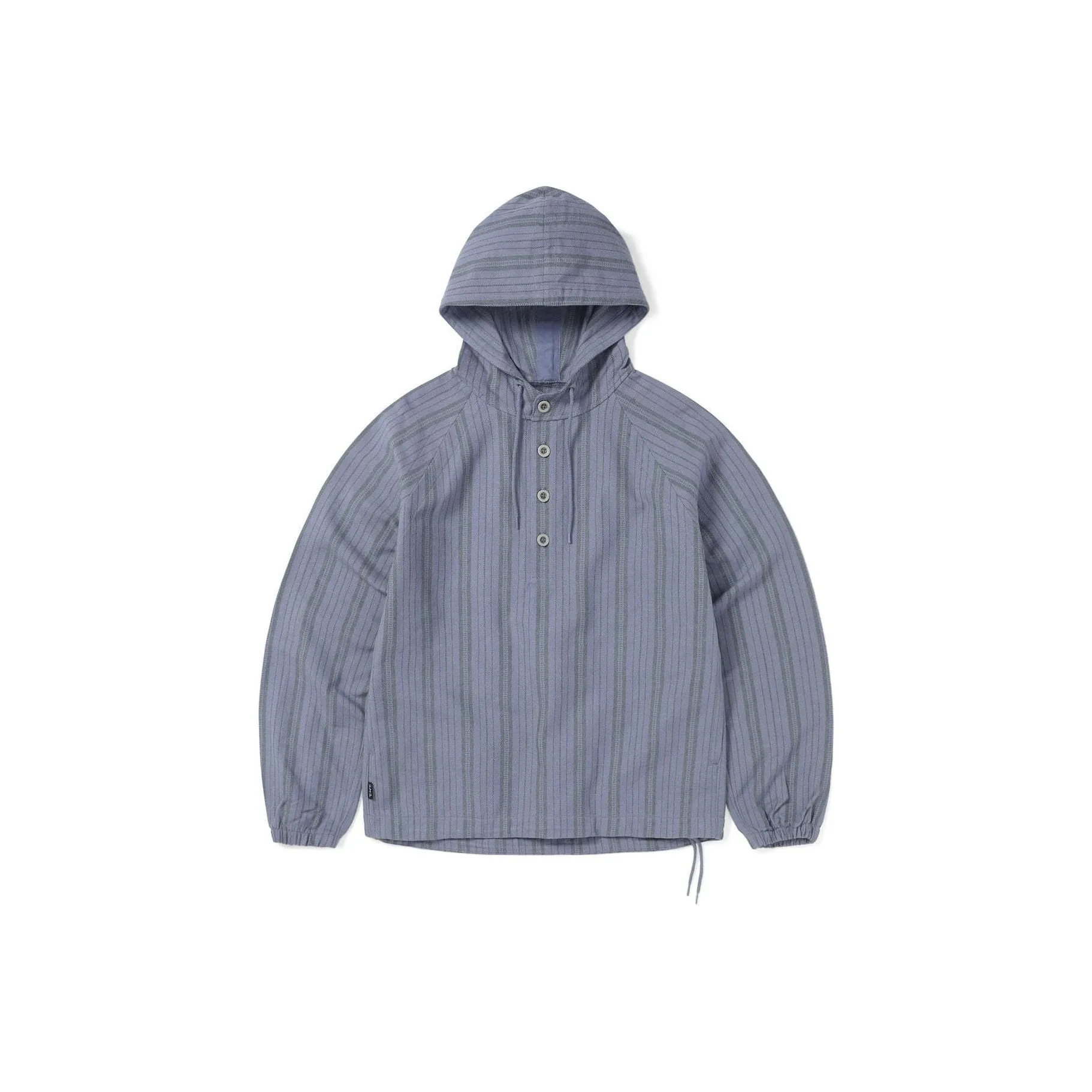 Thisisneverthat SS24 Stripe Jacquard Hoodie Purple Grey Sweatshirt Unisex Purple Gray