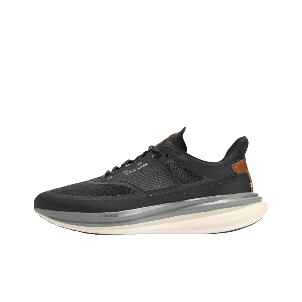 COLE HAAN Амортизация Дышащий Легкий Низкий Топ Casual Мужской Черный Коробка