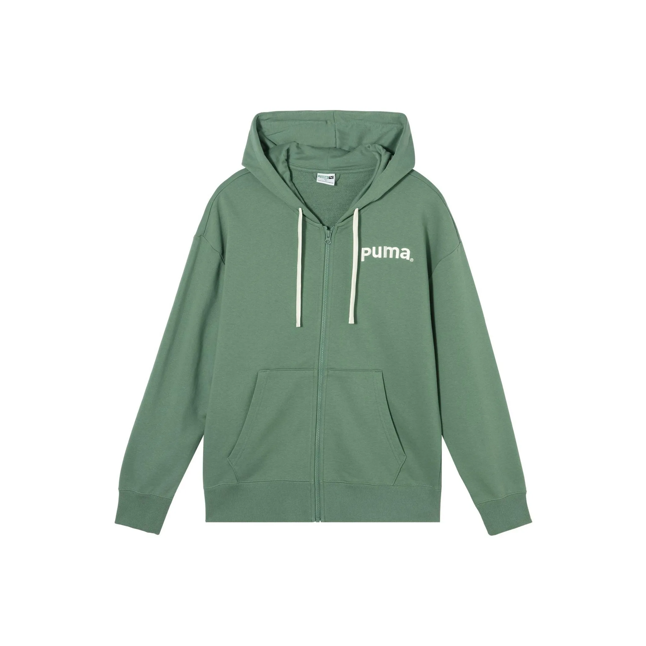 PUMA TEAM FZ Свитшот TR Свитшот Унисекс Light Зеленый Серый