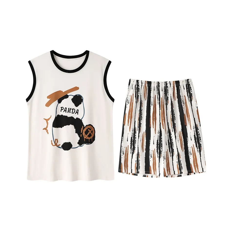 Qiao Ni Tong Pajama Set Men's Image Color