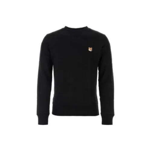 Maison Kitsune Черный Мужской Свитшот