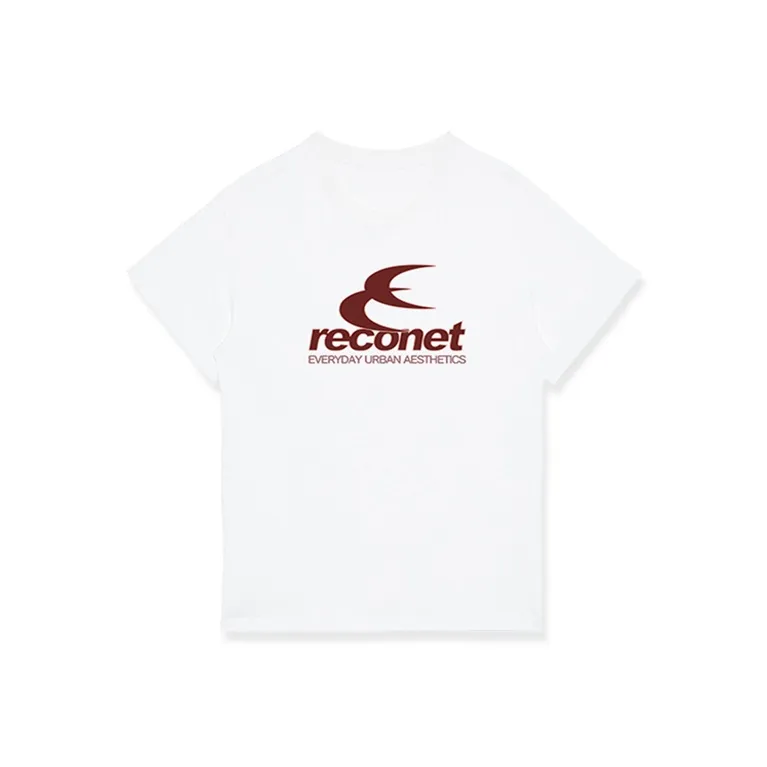 RECONET Double Moon Logo Series SS24 T Рубашка Унисекс