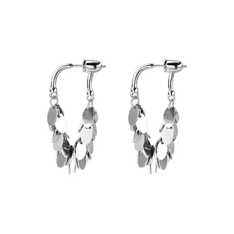 Rhymes Серьги с золотым покрытием из меди женские