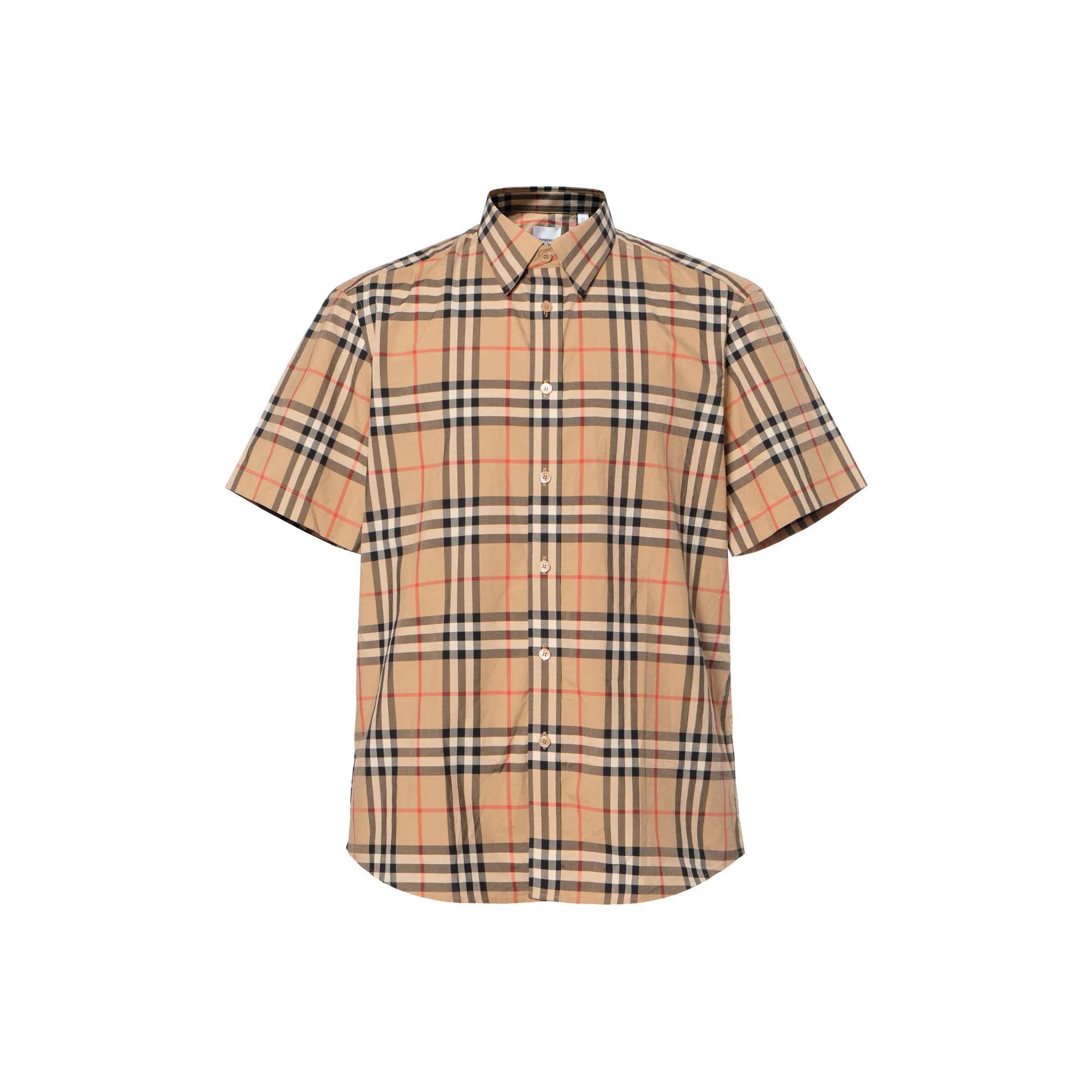 Burberry Рубашка Мужская Архив Бежевый