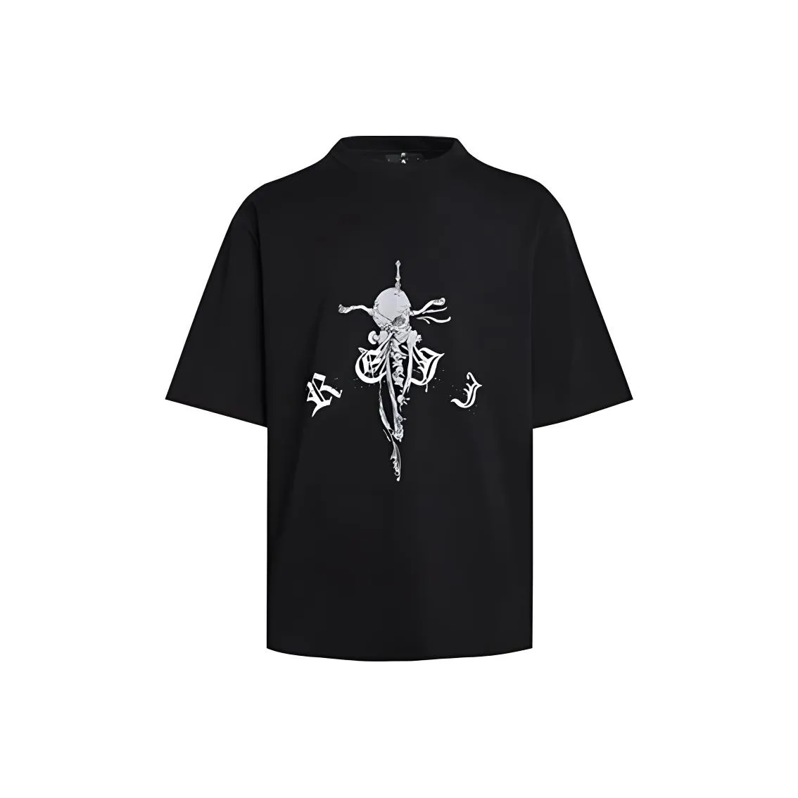 REJJ T Shirts Men's Black