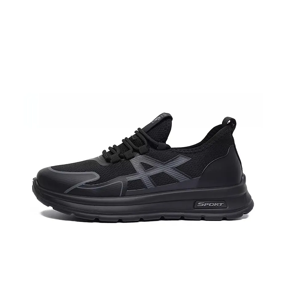 Bansley Slip-resistant Low Top Casual Men's Black Бансли Слип-резистентный Низкий Топ Повседневный Мужской Черный