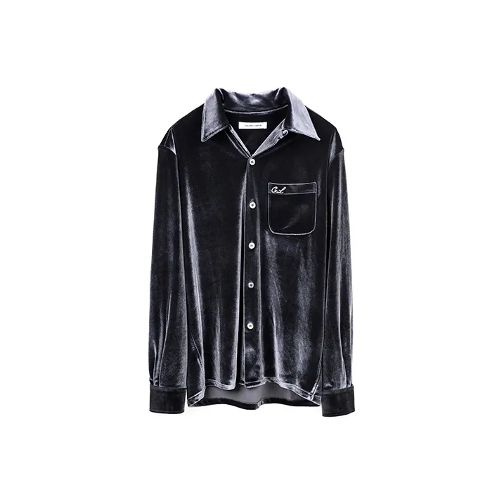 GALLIANO LANDOR Shirt Unisex Silver Gray