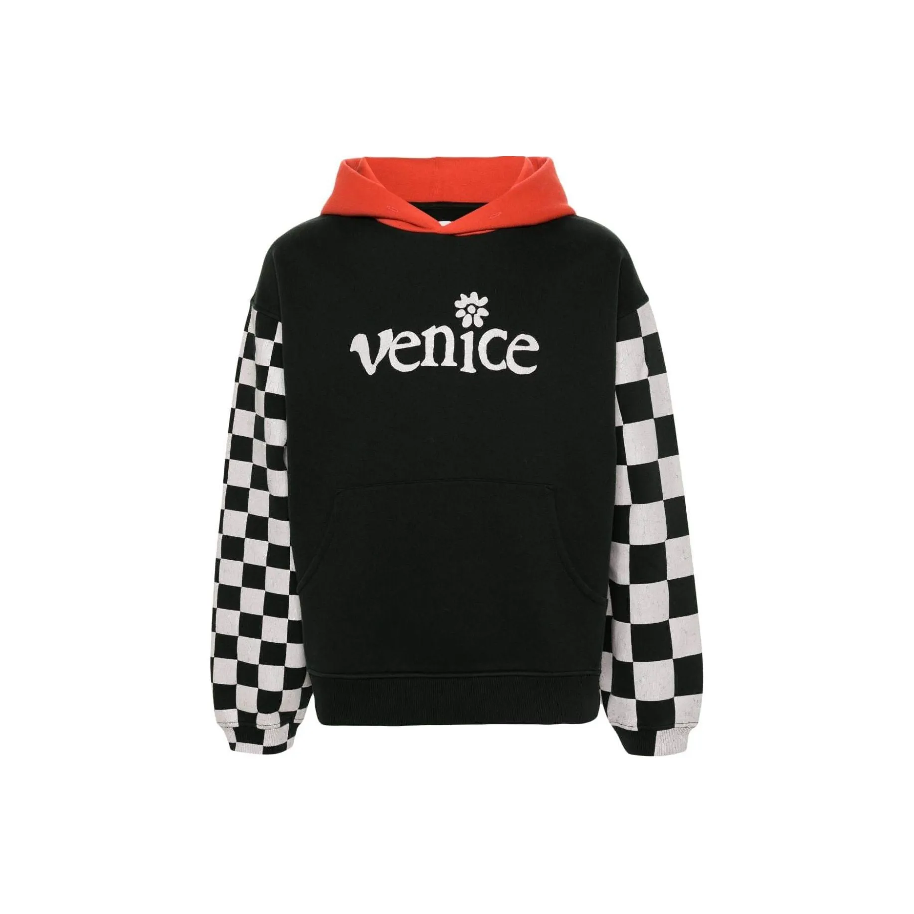 ERL Venice print Colour block Hoodie