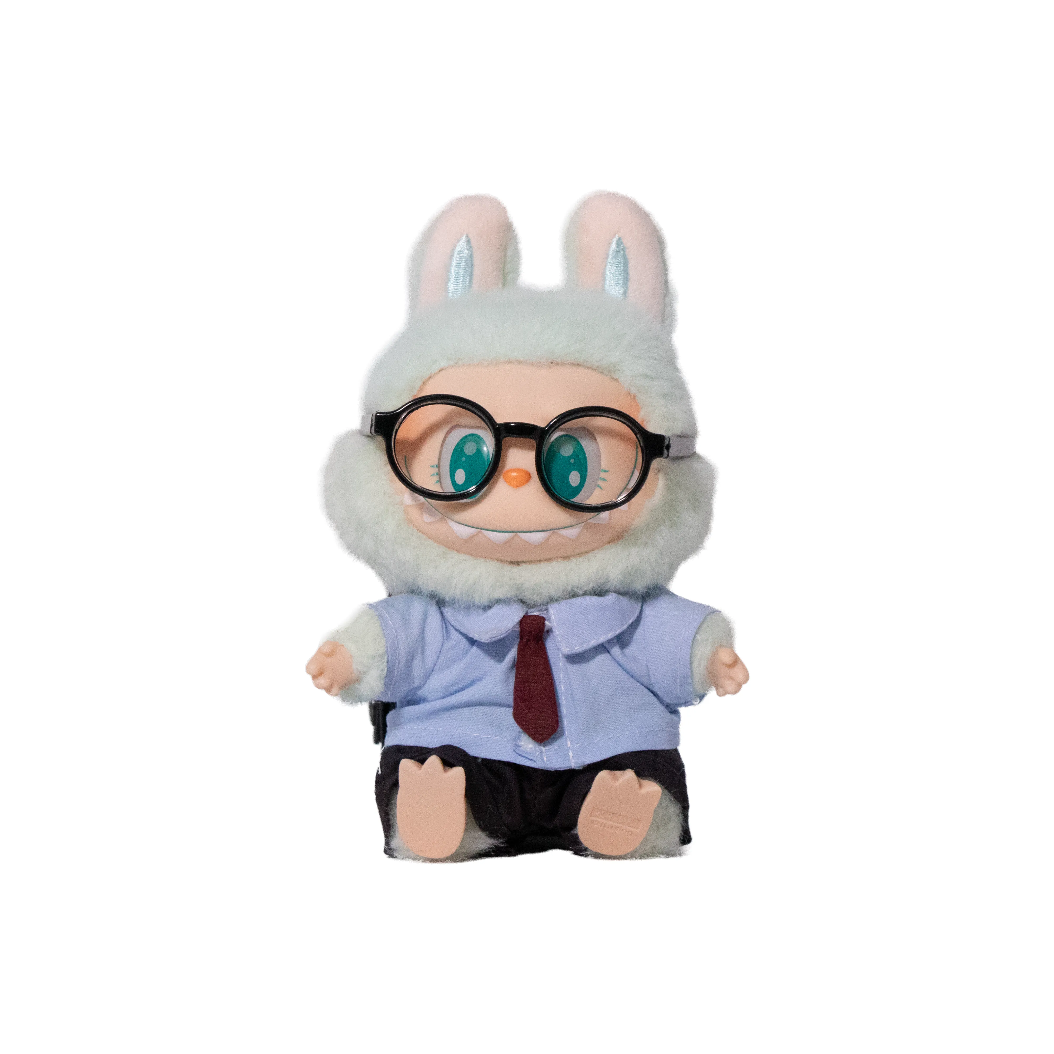 [Dress Up Doll] POP MART THEMONSTERS ELECTRONIC BLOOD, RESPECT Hang Tag Box Labubu Vinyl, Sitting Party Height 15cm